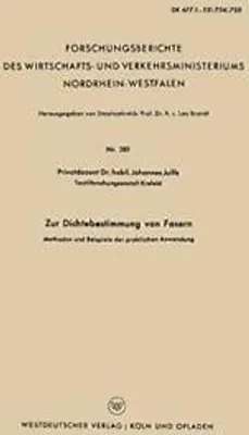 Produktbild von Zur Dichtebestimmung von Fasern