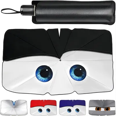 Image de Protection solaire pour voiture avec fermeture pour rétroviseur - 145 x 79 cm