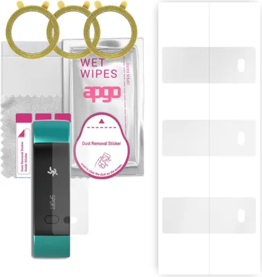 Produktbild von apgo 3 Stück Schutzfolie, klar, kompatibel mit MyKronoz Zefit Smartwatch, Hydrogel Displayschutzfolie mit Positionierhilfe, Displayfolie, robust und kratzfest