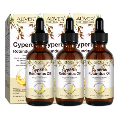 Produktbild von Cyperus Rotundus Öl Hautpflege zur Haarentfernung Reduzierung Haarwachstum, 3x 60ml