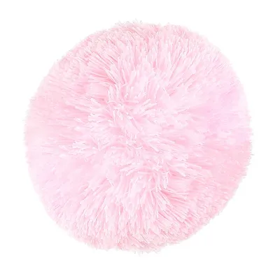 Bommel / Wollbommel / Pompon, 10cm pastellrosa rosa