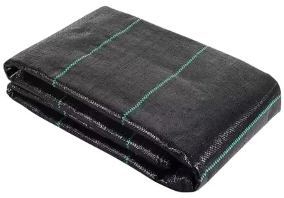 Zdjęcie produktu dla Tkanina do zwalczania chwastów, wzmocniona, 70 g/m², wymiary: 3,2 m x 15 m, kolor: czarny