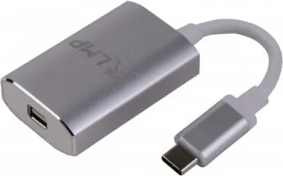 Produktbild von LMP 16134 Mini-DisplayPort USB-C 3.1 Kabeladapter Silber - Kabeladapter (Mini-DisplayPort, USB-C 3.1, mnnlicher Anschluss / weiblicher Anschluss, Silber)