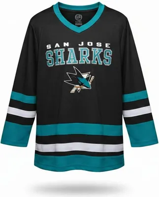 Immagine prodotto di Maglia da hockey San Jose Sharks NHL Fashion Hockey Jersey per bambini Taglia: Bambini S (6-8 anni)