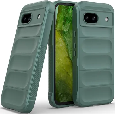 Produktbild von Handyhülle für Google Pixel 8A Weich TPU Silikon Stossfest Anti-rutsch Hülle Grün