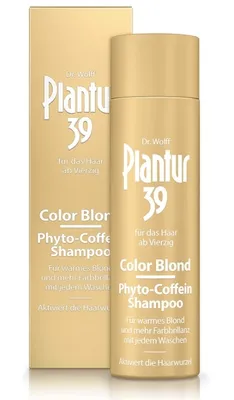 Image de Plantur 39, Shampooing colorant, blond, 250ml (PRODUIT D'ALLEMAGNE)