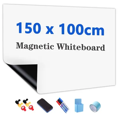 Image de Solidchoice - Film magnétique adhésif pour tableau blanc, dimensions 150 x 100 cm