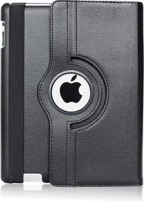 Immagine prodotto di Custodia per iPad 9 / iPad 8 / iPad 7 - 10,2 pollici - Cover protettiva nera Custodia girevole a 360° Protezione totale Portrait Landscape Chiusura elastica Phonillico®