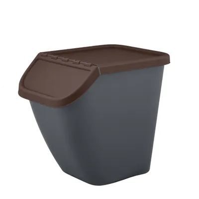 Obrázok produktu pre Kôš na triedenie odpadu Pelican (23 l) s hnedým vekom