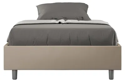 Immagine prodotto di Letto Matrimoniale Sommier 160x190 cm con Rete e Contenitore Azelia Tortora