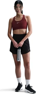 Obrázek produktu pro Nike W Nk Swsh Med Spt Bra Dark Team Red/White Dark Team Red/White S