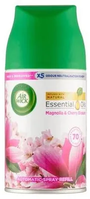 Obrázok produktu pre Náplň do osviežovača vzduchu, automatická,  250 ml, AIR WICK "Freshmatic", magnólia a kvety čerešní