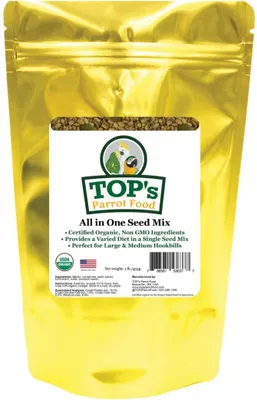 Obrázek produktu pro Organická směs klíčků pro velké papoušky - Top's All In One Soak Mix 453G