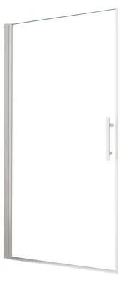 Produktbild von Duschspa Walk-In Pendel Duschwand 78.8 x 185cm Duschtrennwand Weiß 6mm ESG Nanoglas Drehtür Duschabtrennung