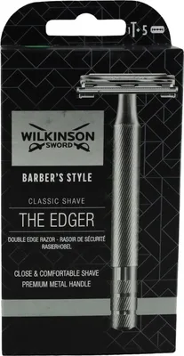 Produktbild von Wilkinson Classic Rasierhobel The Edger + 5 Rasierklingen
