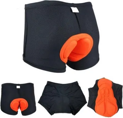 Produktbild von Go Go Gadget – Radunterhose – mit Sitzpolster – Uni – Schwarz – Größe XXXL