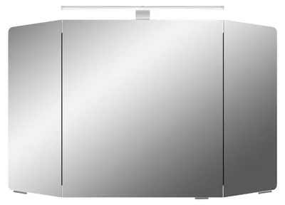 Produktbild von Spiegelschrank Cassca Sprint 100 x 17 x 67 cm eiche riviera 3-türig LED IP 20