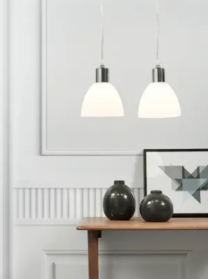 Produktbild von Nordlux Pendellampe Ray, Silber, Ip20, 2X40W, 63233033