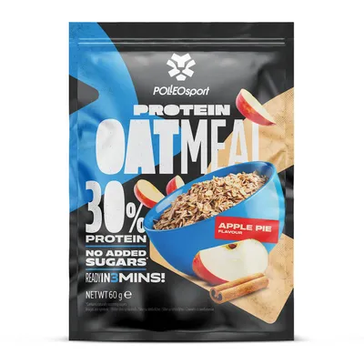 Produktbild von Polleo Protein Oatmeal, 60 g - Apple Pie