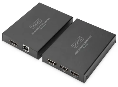 Produktbild von DIGITUS HDMI KVM IP Extender Set