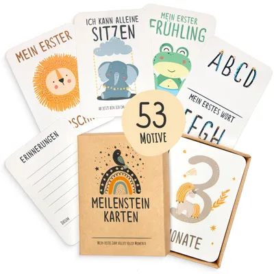Produktbild von Räuberella Meilensteinkarten 53er-Set