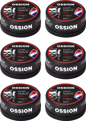 Produktbild von Ossion Barber Line Hair Styling Wax Mega Strong 6x150 ml