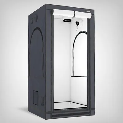 Produktbild von GrowPRO 4.0 Growbox L, 100x100x200cm, Ebony