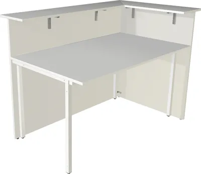 Produktbild von Kerkmann Design-Theke Eck-Theke Atlantis Glas Eck-Element (B)1470x(T)920x(H)1080mm 1 Seitenblende Glas-ohne LED-Leuchtleiste