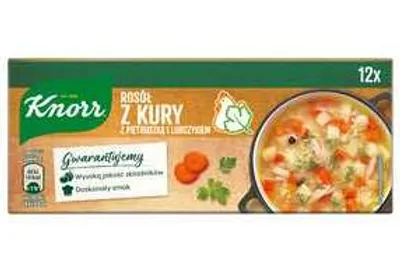Zdjęcie produktu dla Knorr Rosół z kury z pietruszką i lubczykiem 120 g (12 kostek)