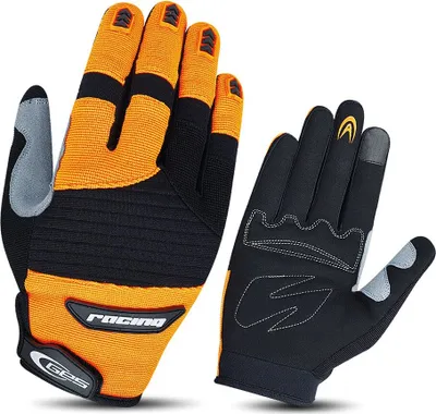 Produktbild von Ges Racing Handschuhe Orange,Schwarz L Mann Orange,Schwarz L