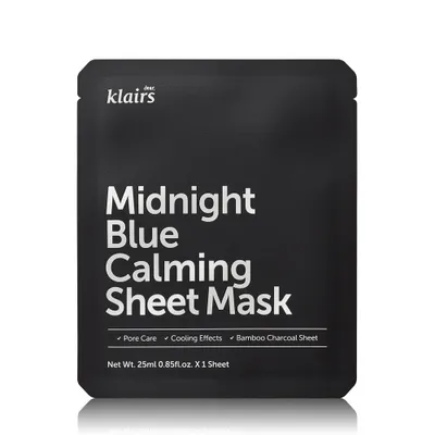 Image de KLAIRS Midnight Blue Calming Sheet Mask 25 ml