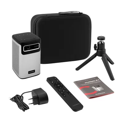Image de Overmax Projecteur Multipic 8.1 Résolution jusqu'à 4K, AUTO FOCUS, projection sans fil jusqu'à 2,5 heures, connexion Internet sans fil.
