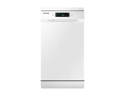 Produktbild von Samsung DW50R4070FS/EC, Freistehend, Single (45 cm breit), Edelstahl, Edelstahl, Tasten, LED
