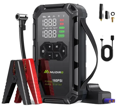 Productafbeelding van Startbooster, 6000A piekvermogen, 160 PSI luchtcompressor, model M-JA3