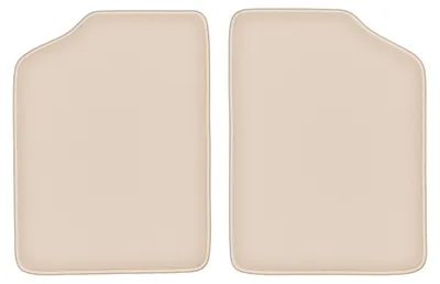Imagen del producto de Alfombrillas delanteras de moqueta para Renault 5 1972-1985 (hatchback) – 2 piezas, beige, a medida – Wielganizator FORTUNA
