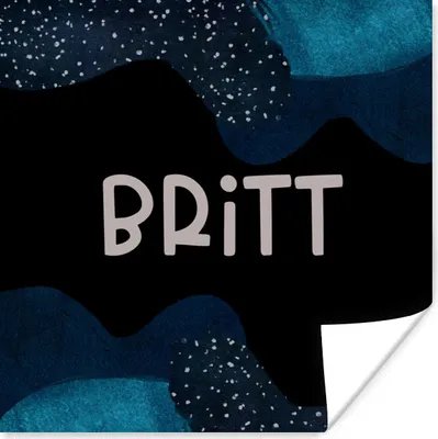 Produktbild von MuchoWow® Poster Britt - Pastell - Mädchen 75x75 cm - Wand Dekoration