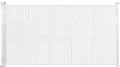 Image de Barrière de sécurité bébé réglable et extensible en filet, Blanc, 55inch