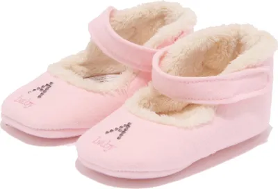 Produktbild von 3710T scarpa bimba culla GIRL ARMANI BABY INSIDE ECO FUR Schuh rosa