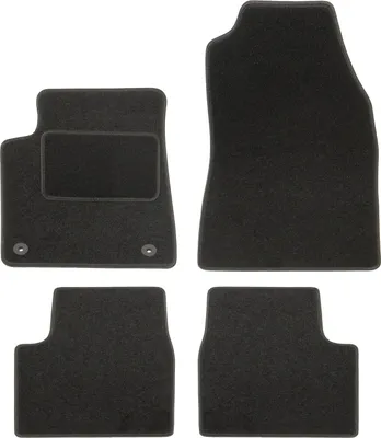 Image de Tapis De Sol Noir Velours Pour Opel Frontera Pour 2025 4pcs, Ajustement précis, Base Antidérapante, Renforcée dans la Zone de la Pédale