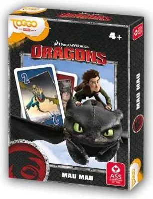 Produktbild von Dragons / Drachenzähmen leicht gemacht Mau Mau Spielkarten