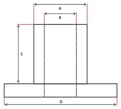 Immagine prodotto di SPEC-X, supporto in acciaio, dimensioni (AxBxCxD)