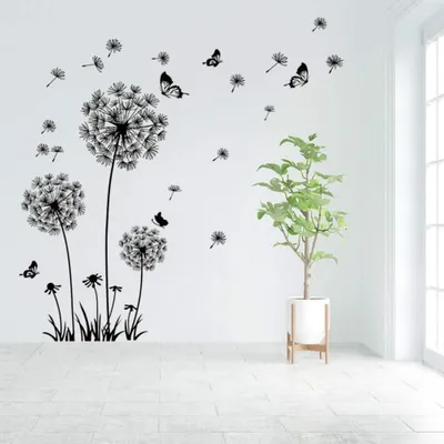 Produktbild von Muursticker "Gänseblümchen" – Wanddekoration für Kinderzimmer – Wanddekoration für Wohnzimmer – Wanddekoration für Schlafzimmer – Einfach anzubringen – 100% umweltfreundliches Vinyl