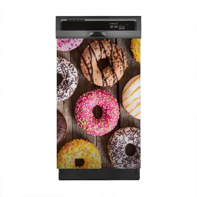 Produktbild von Aufkleber sticker 45x70 cm Dekorative folie Spülmaschine - Donuts mit Schokolade