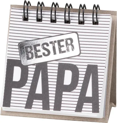 Produktbild von Räder Kleine Botschaften Bester Papa 6,5x6,5cm