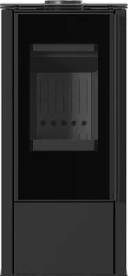 Produktbild von Kaminofen aus Stahl KRATKI HATI Ø 150 5,5 kW schwarz Verkleidung