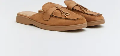Produktbild von Buonarotti - Slip-On Loafer Camel Suedine Anhänger - 36 EU - Camel