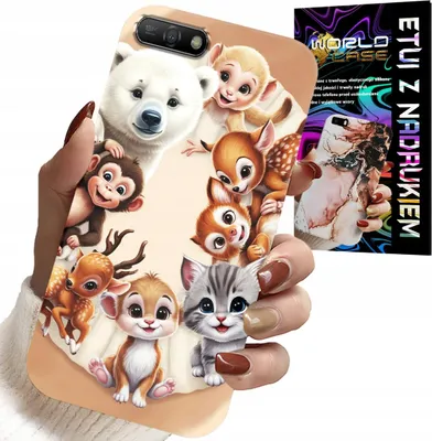 Image de Étui Pour Huawei Y6 2018 - Dos D'enfant Dans La Forêt Étui Pour Animaux