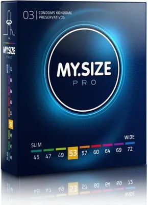 Zdjęcie produktu dla My Size PRO Prezerwatywy 53mm, 3 sztuki