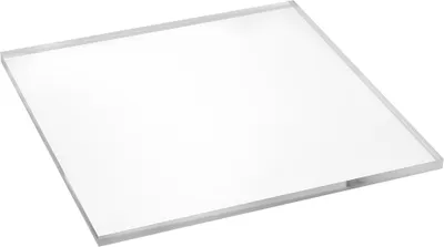 Produktbild von Quadratische Acrylglasscheibe 300x300x10mm transparent, rundum glänzend polierte Seitenkanten / Acryl / Acrylglas / massiv / klar / farblos / Dekoration - Zeigis®