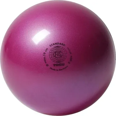 Produktbild von TOGU® Gymnastikball RSG Standard | 420 g | Ø 19 cm | LILA | inkl. Ballnadel | unlackiert